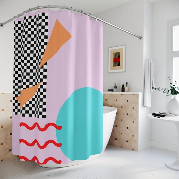 Funky Shower Curtain Etsy