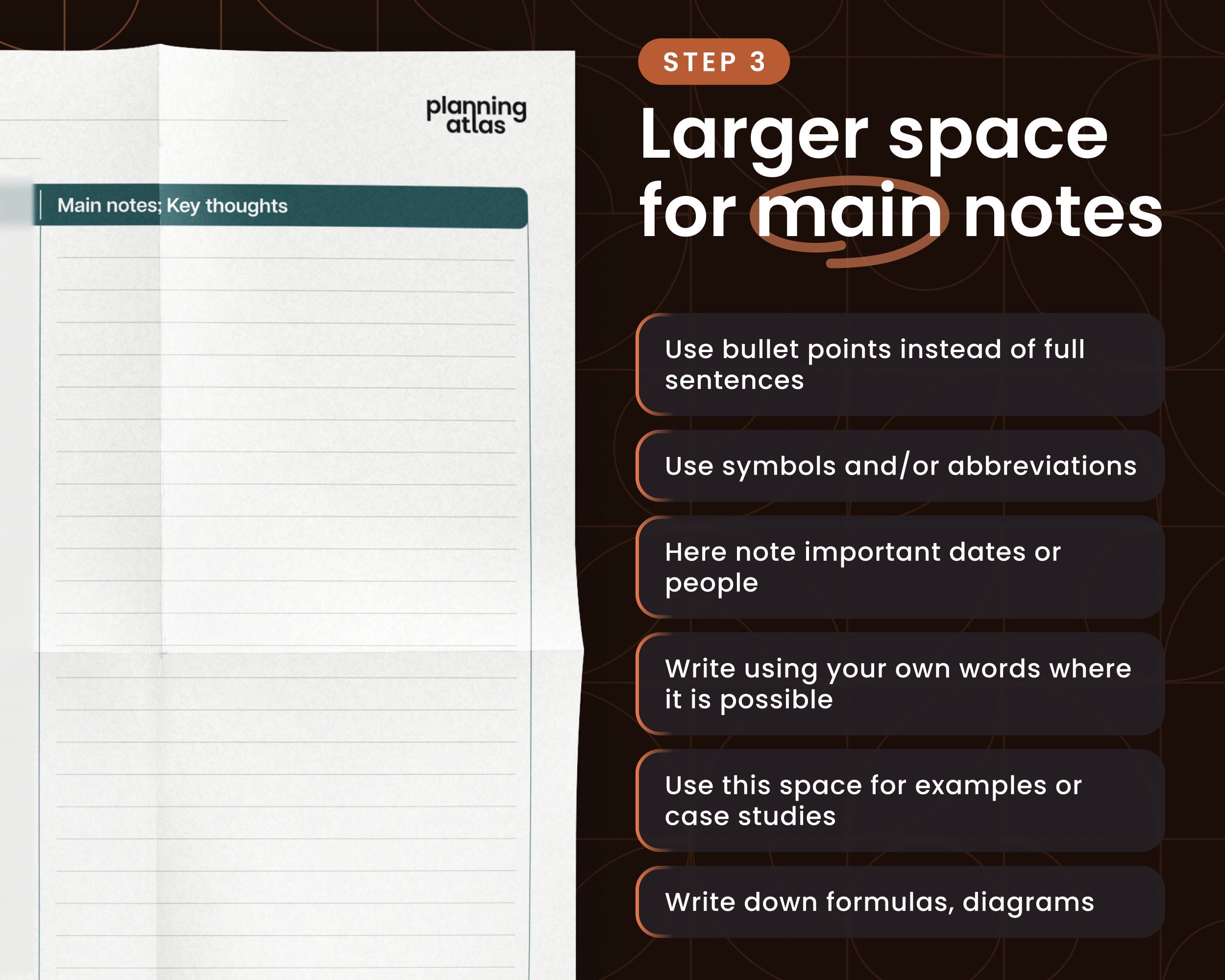 Printable Cornell Notes | A4, A5 & Letter Format | Black and White, and ...