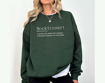 Buch bezogene Sweatshirts, gemütliches Lesergeschenk, Bücherwurm Rundhalsausschnitt, literarisches Kleid für Frauen, trendiges Leseshirt Lesen Gekritzel weicher Pullover