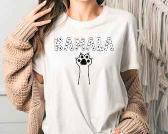 Camiseta de Kamala Harris, camiseta de señora presidenta, camiseta demócrata, elecciones 2024, camiseta de voto demócrata, camiseta de Kamala, elecciones estadounidenses, Cat Lady for Harris