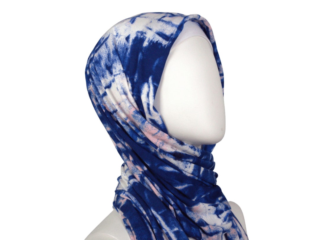 Printed Jersey Hijab, Jersey Hijab, Everyday Cotton Jersey Hijab, Made