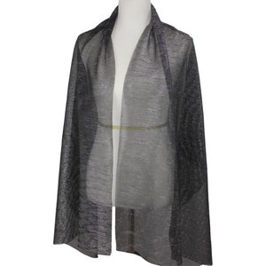 Black Silver sparkle hijab, Formal Hijab, Party hijab, Eid hijab, Special occasions hijab, made in Jordan