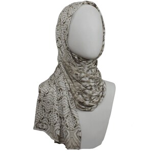 Jersey  Hijab, cotton jersey hijab, brown hijab, printed jersey hijab, made in Jordan, elegant hijab, hijab for work, everyday hijab