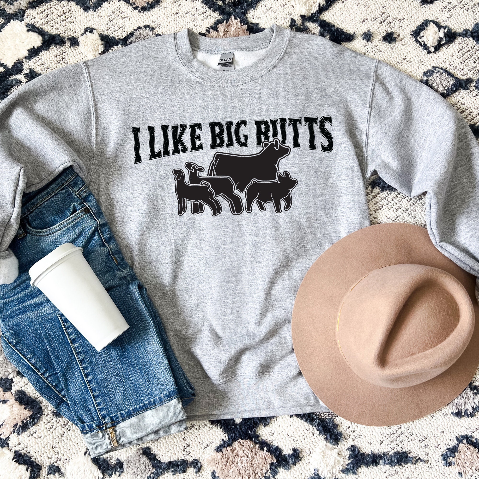 Show stock Sweatshirt, I like Big Butts shirt, Livestock shirt, Show steer shirt, Show Livestock shirt, Show lamb shirt, Show pig, Show goat