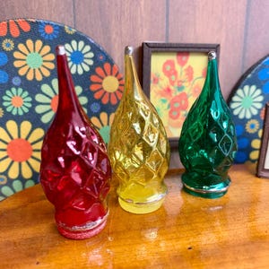 Miniature Retro Glass Vases Decor for Dollhouses 1970’s Decor