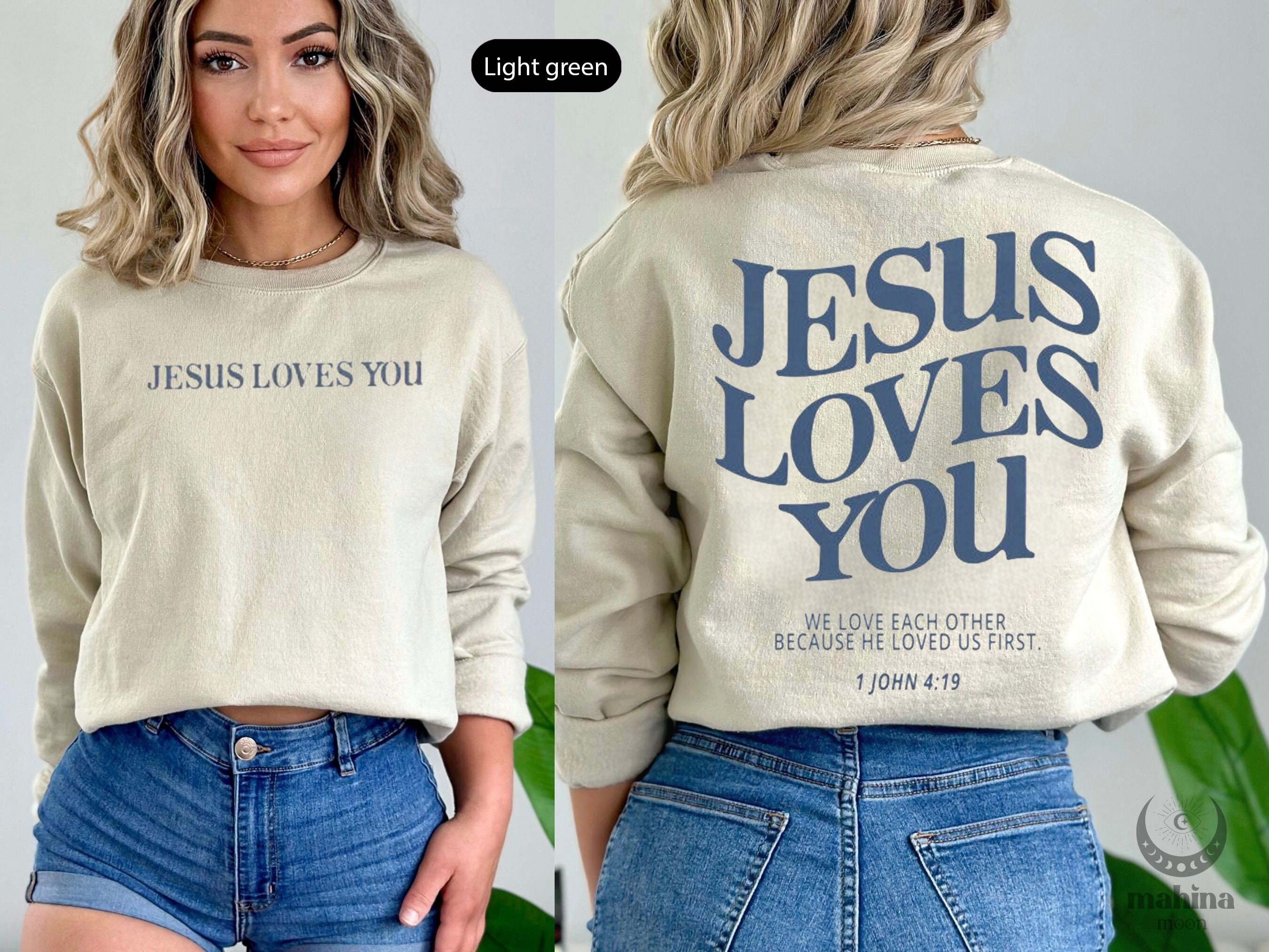 Jesus Loves You Hoodie Christian Hoodie Christian Etsy Australia