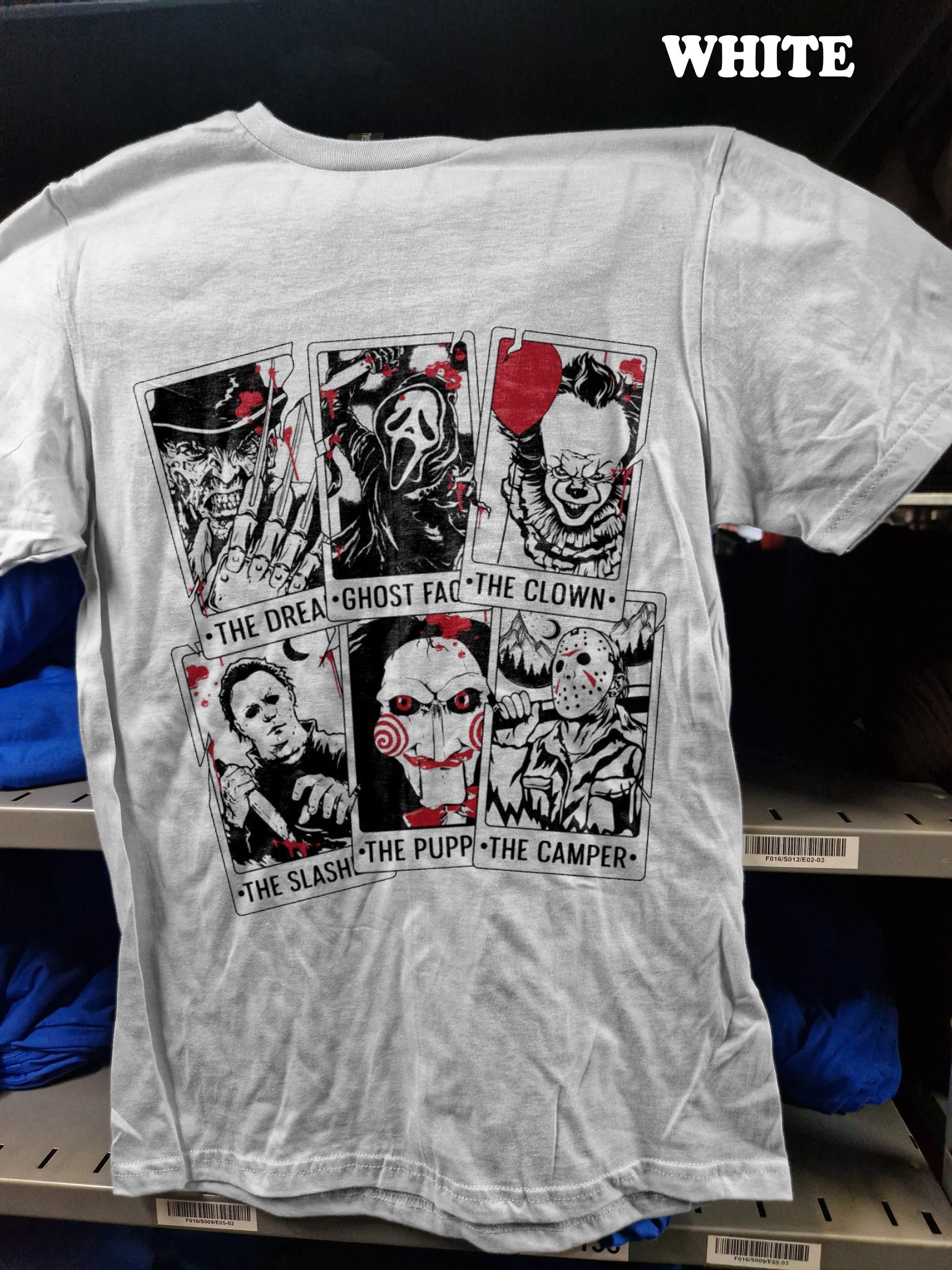  What's Your Favorite Scary Movie Horror Sans Horror Movies  T-Shirt : Clothing, Shoes & Jewelry