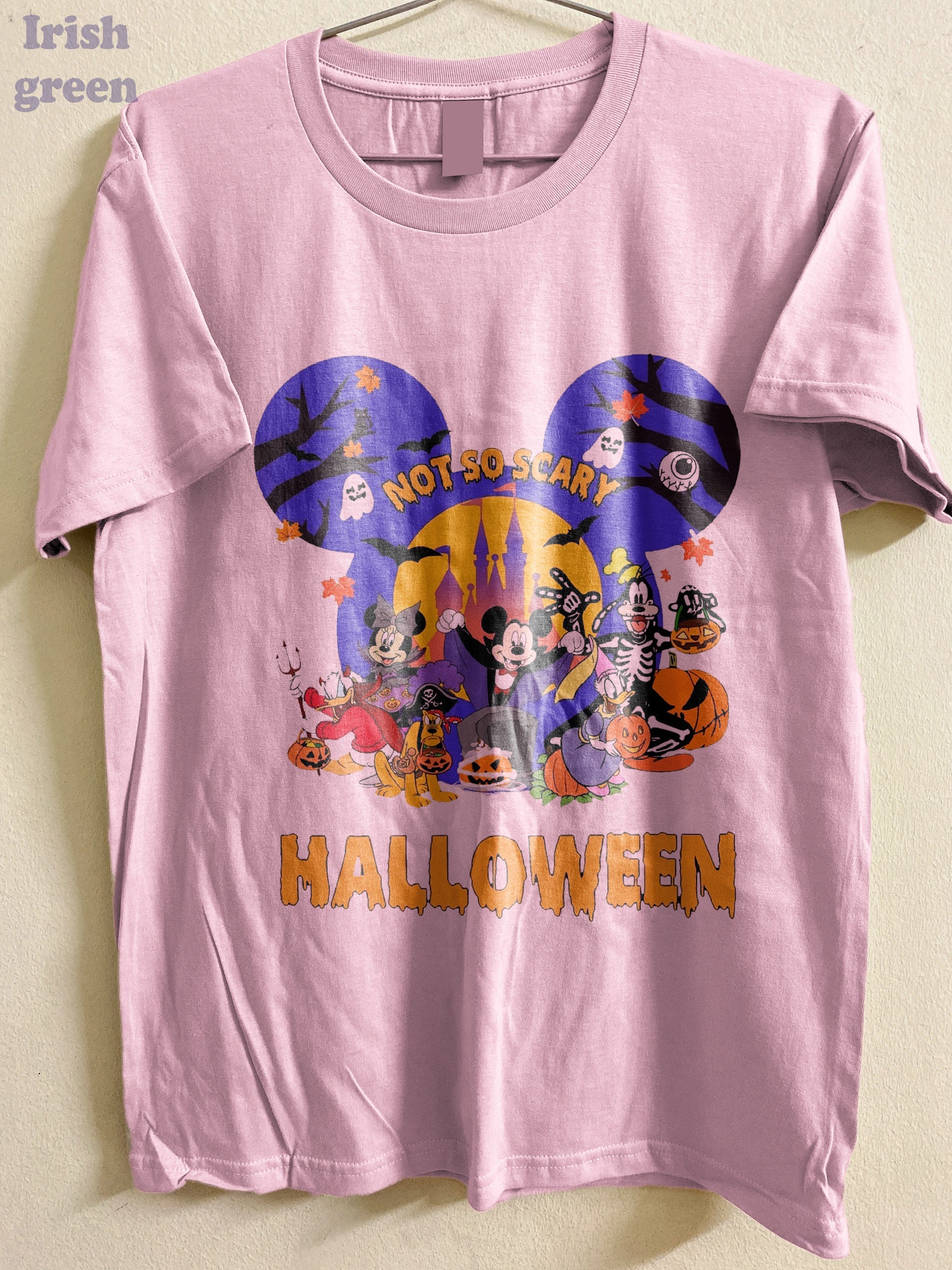 Disney Mickey Not so Scary Shirt Family Halloween Party Etsy Canada