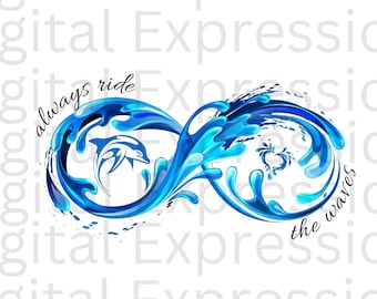 PNG File JPG File Instant Download Printable Png Digital Download Coffee Mug Png Infinite Love png Ocean Waves png t shirt Design png tshirt