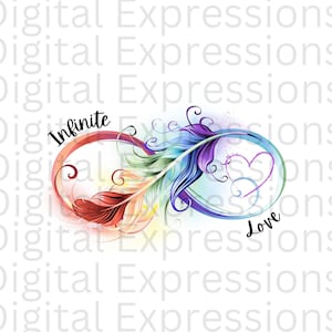 Infinite Love PNG Infinity Instant Download Tie Dye Printable Png Digital Download Coffee Mug Png t shirt Design png Infinity png for shirt