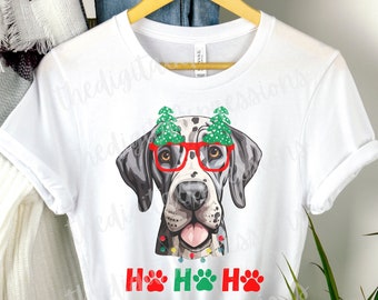 Great Dane Christmas shirt Merry Christmas shirt Mens dog shirt Womens dog Christmas tshirt for Christmas Holiday shirt Dog tshirt Dog shirt