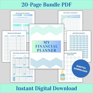 Organizador de finanzas del hogar Rastreador de organización de finanzas del hogar Planificador financiero para mis gastos Rastreador de organización de finanzas del presupuesto familiar PDF