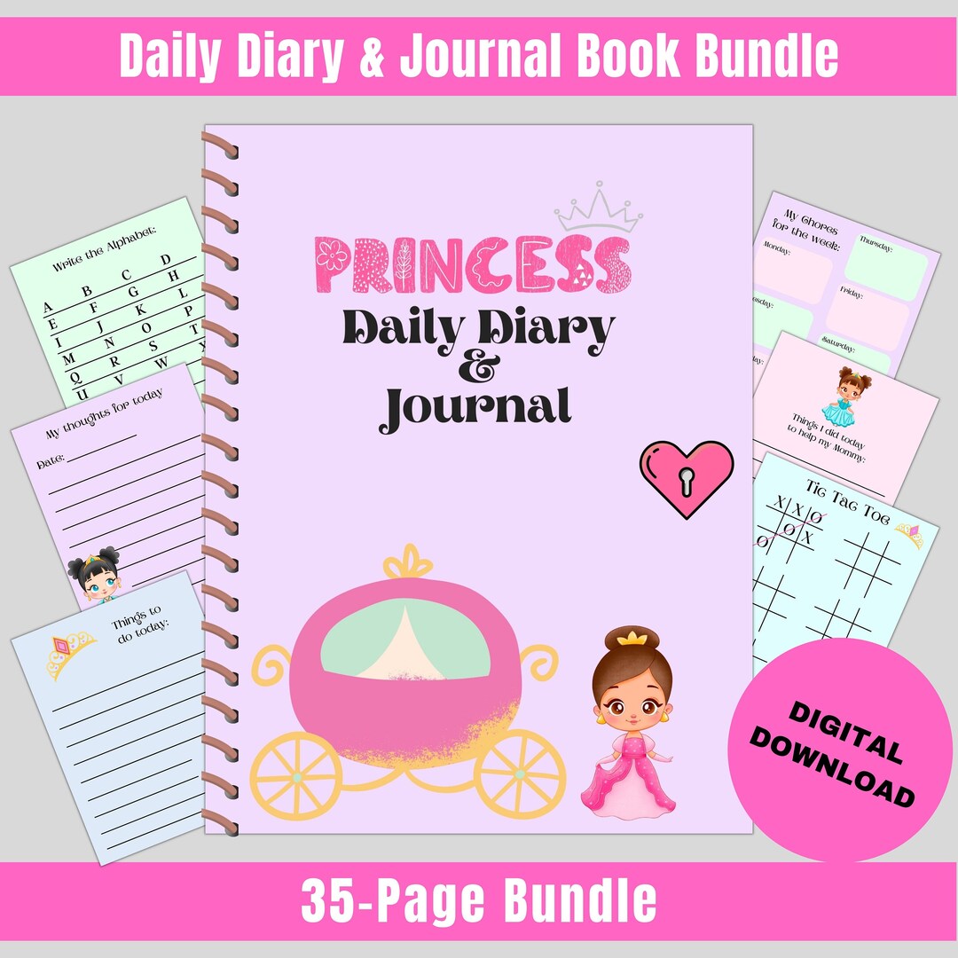 Instant Download Princess Activity Book Kids Activity Book Instant ...