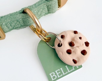 Chocolate Chip Cookie Dog Collar Charm for Pets