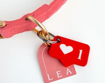 Social Media Like Pet Collar Charm – Modern Dog & Cat Accessory
