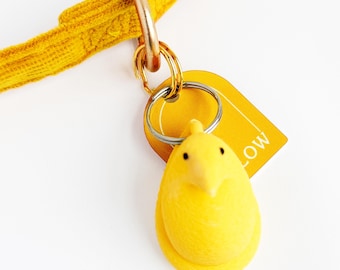 Marshmallow Chick Pet Collar Charm – Spring Dog or Cat Charms for Easter