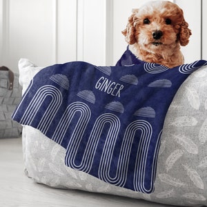Etsy personalized dog blankets discount