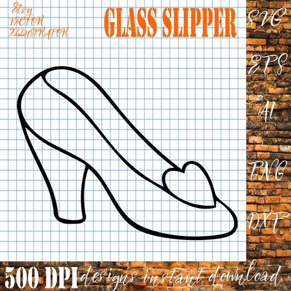 Glass Slipper svg, Family Vacation Trip SVG, Cinderella & Co SVG, Mouse SVG, Customize Gift Svg, Vinyl Cut File, Svg, Printable Design Files