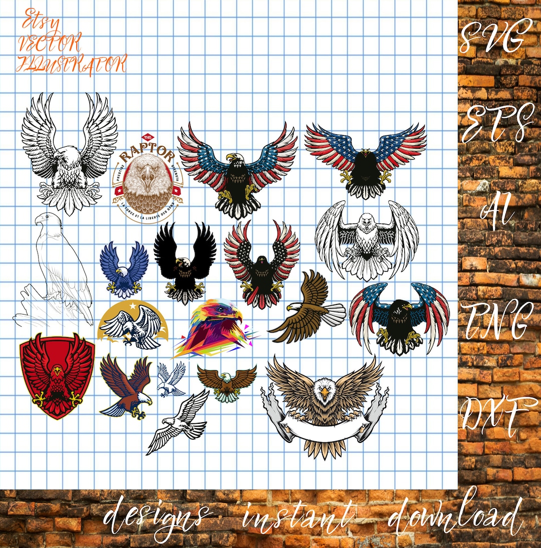 Eagle Cut Files Eagle Svg Bird Svg Bald Eagle Svg Eagle Silhouette ...