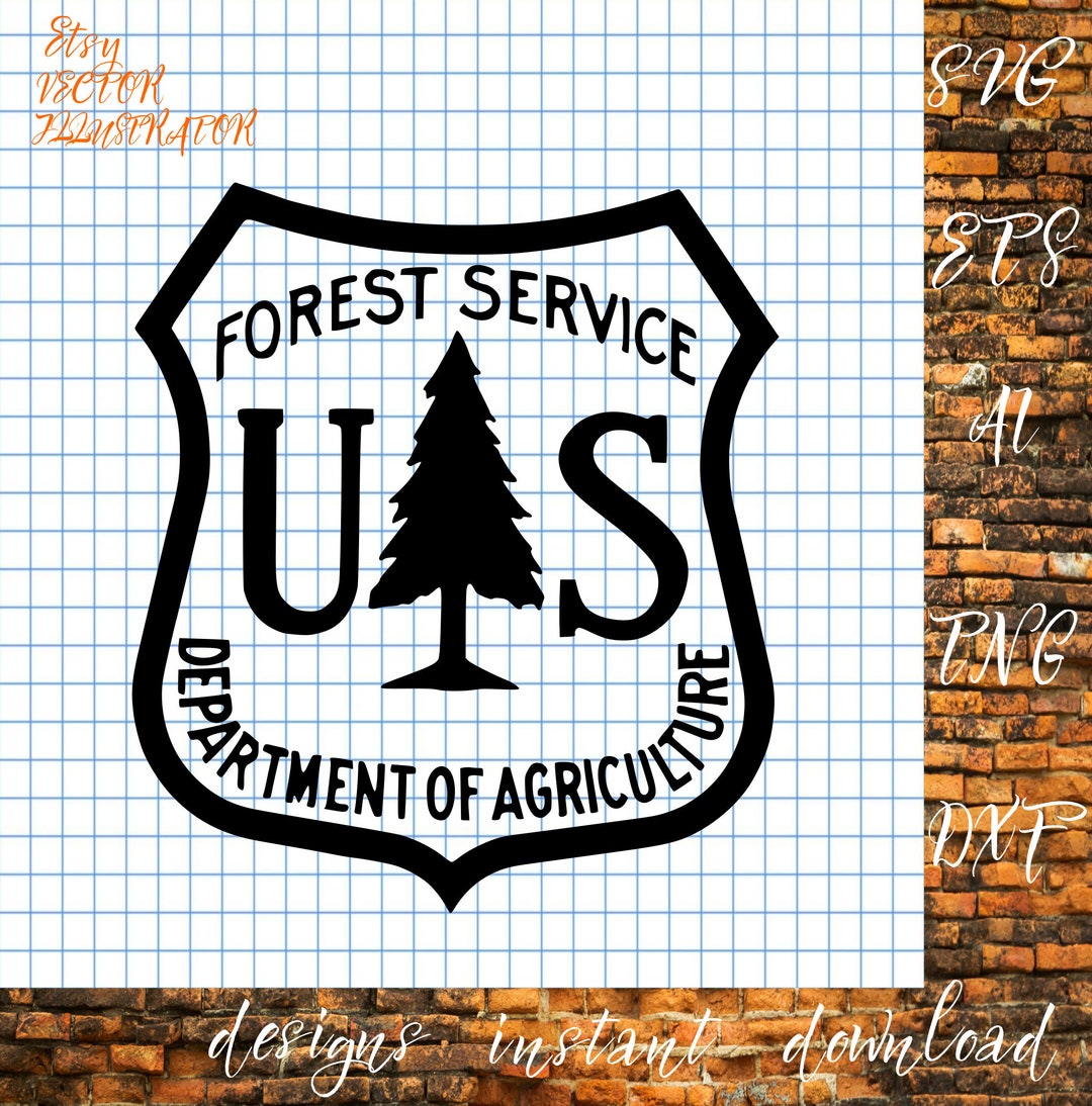 U S Forest Service Logo Svg Svgpngpdfaiepsdxf (Instant Download) - Etsy