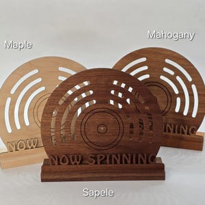 Now Spinning/Now Playing Record Display Stand