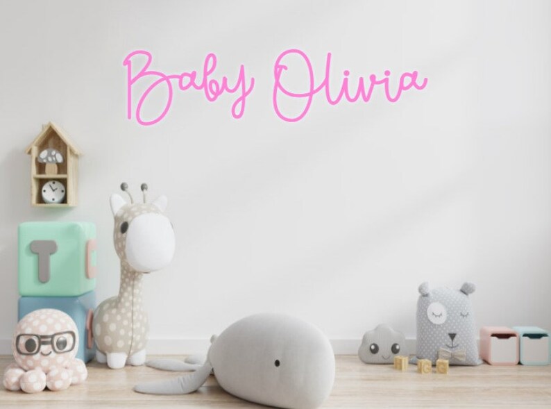 Personalized Neon Signs Neon Wall Decor Name Signs Etsy