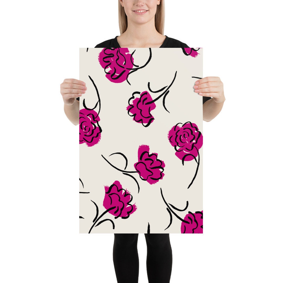 Flower Wall Decor Etsy