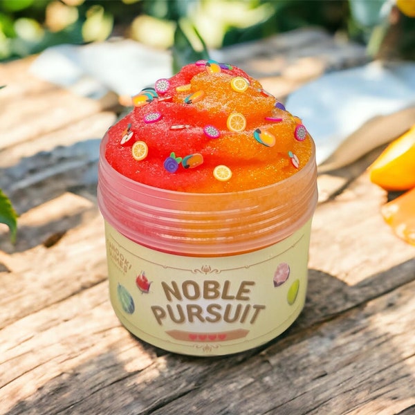 Best seller! Legend of Zelda Slime ~ "Noble Pursuit V2" ~ Tropical fruit scented slime ~ Frosted Icee slime  ~ Perfect Birthday Gift!