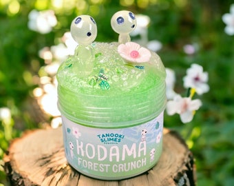 Princess Mononoke Slime ~ Studio Ghibli Themed ~ Best Selling Collection ~ Slimes for Adults & Kids ~ Kodama Fizzy Crunchy Texture Slime