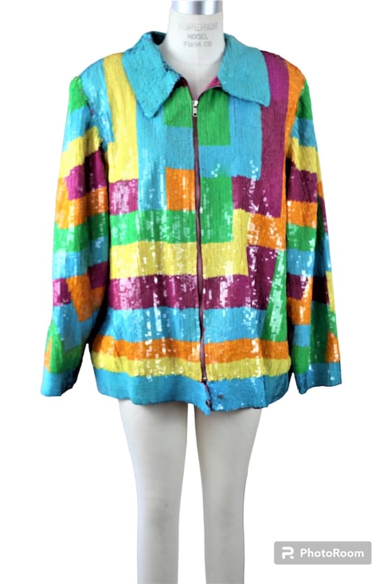 Modi Sequin Colorful Jacket