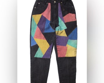 Vintage Nada Nuff Suede Patchwork Denim Jeans