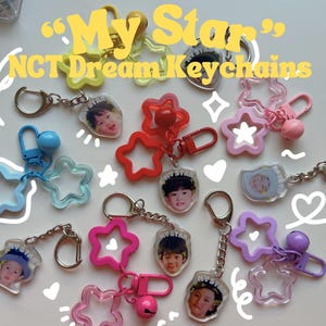 MY STAR NCT Dream keychain | kpop, charm, acrylic keychain, kpop keychain, nct, nct dream