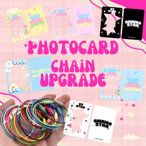 KPOP PHOTOCARD CHAIN Upgrade | kpop photocard, photocard holder, pc holder