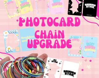 KPOP PHOTOCARD CHAIN Upgrade | kpop photocard, photocard holder, pc holder