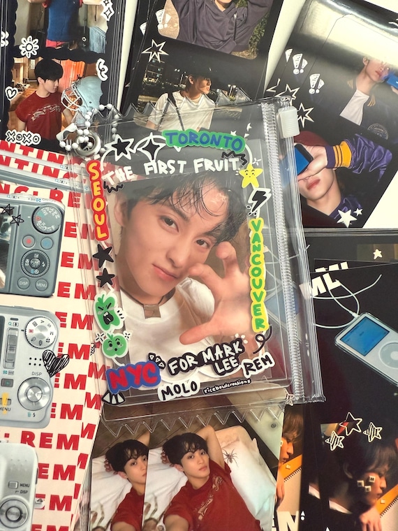 Mark Lee NCT Photocard Pouch: the First Fruit PVC Trinket - Etsy