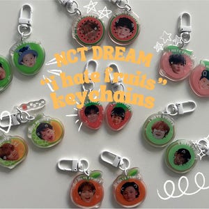 NCT DREAM I Hate Fruits Keychain | nct, nct dream, dreamscape, keychain, fruit