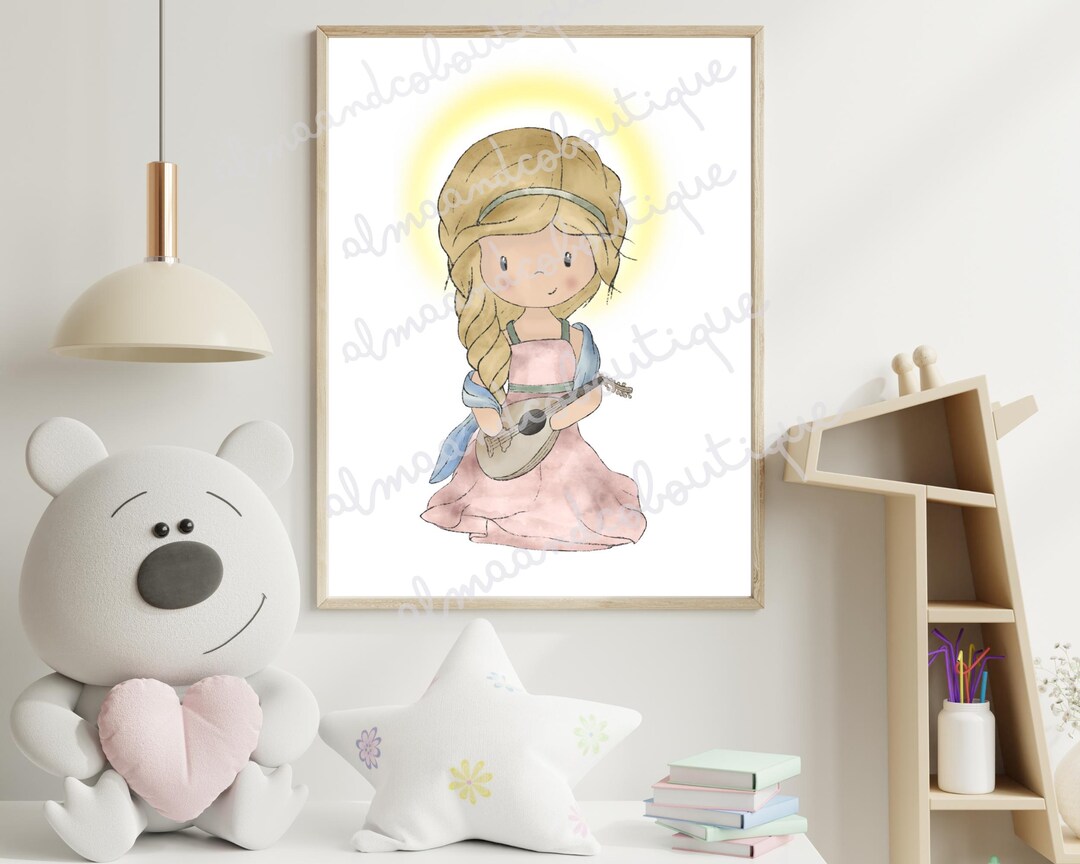 St. Cecilia Print DIGITAL DOWNLOAD | Saint Decor | Catholic Saint ...