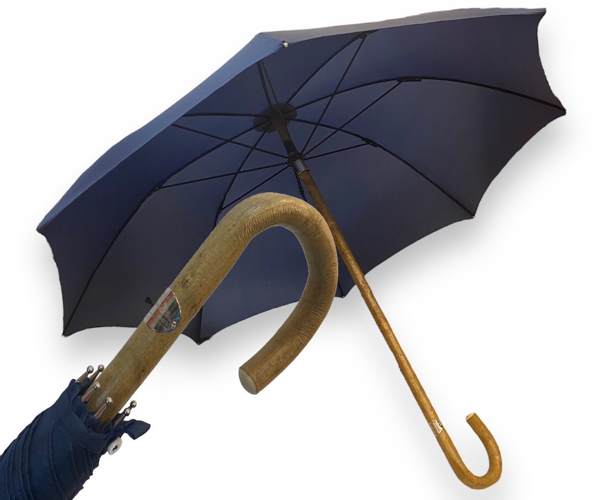 Impugnatura Legno Ombrello Classico Per Matrimonio, Apertura - Foto 9