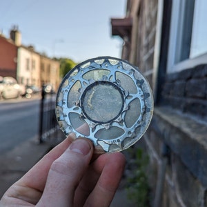 Posavasos Epoxi para posavasos con forma de bicicleta