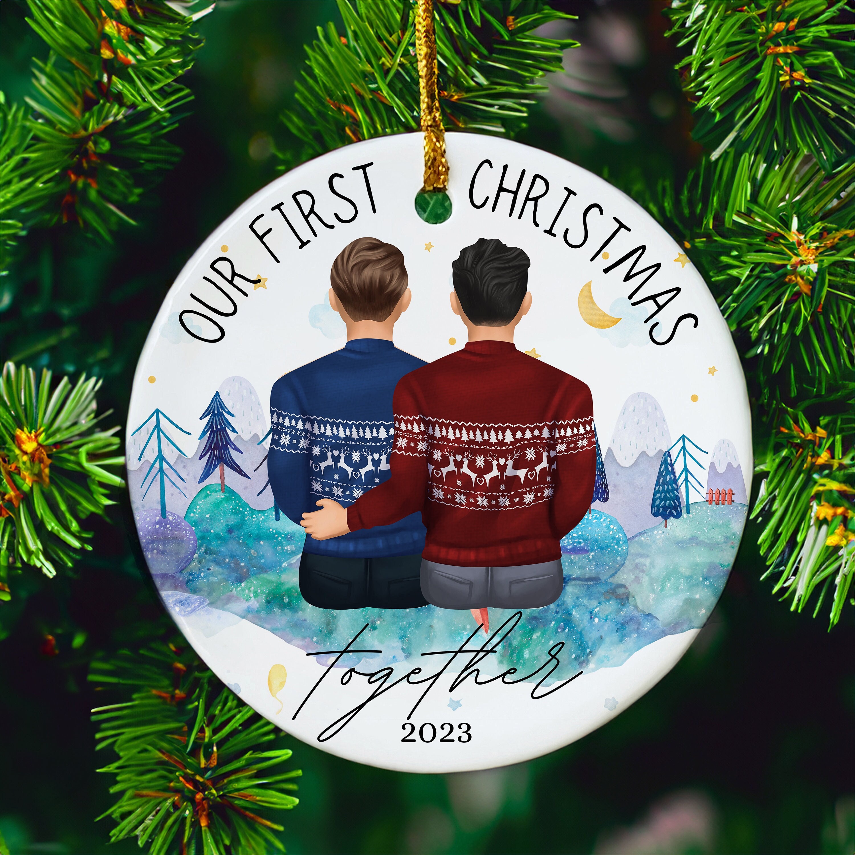 Personalized Boyfriend Christmas Ornament - A Unique and Special Gift –  Made Simple Designs