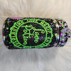 Vasos de Halloween con diamantes de imitación de otoño