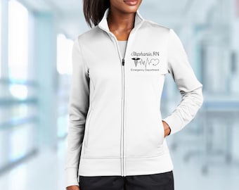 Personalized Medical Sport Jacket for Women | Custom Embroidered Nurse or Doctor Gift