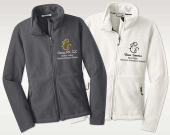 Women’s Mother and Baby Medical Fleece Jacket | Newborn & Maternity Unit | Custom Embroidered
