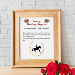 Derby Party Games Kit, Printable Derby Betting Games, 4 Different ...