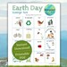 Earth Day Scavenger Hunt, Printable Outdoor Scavenger Hunt for Kids ...