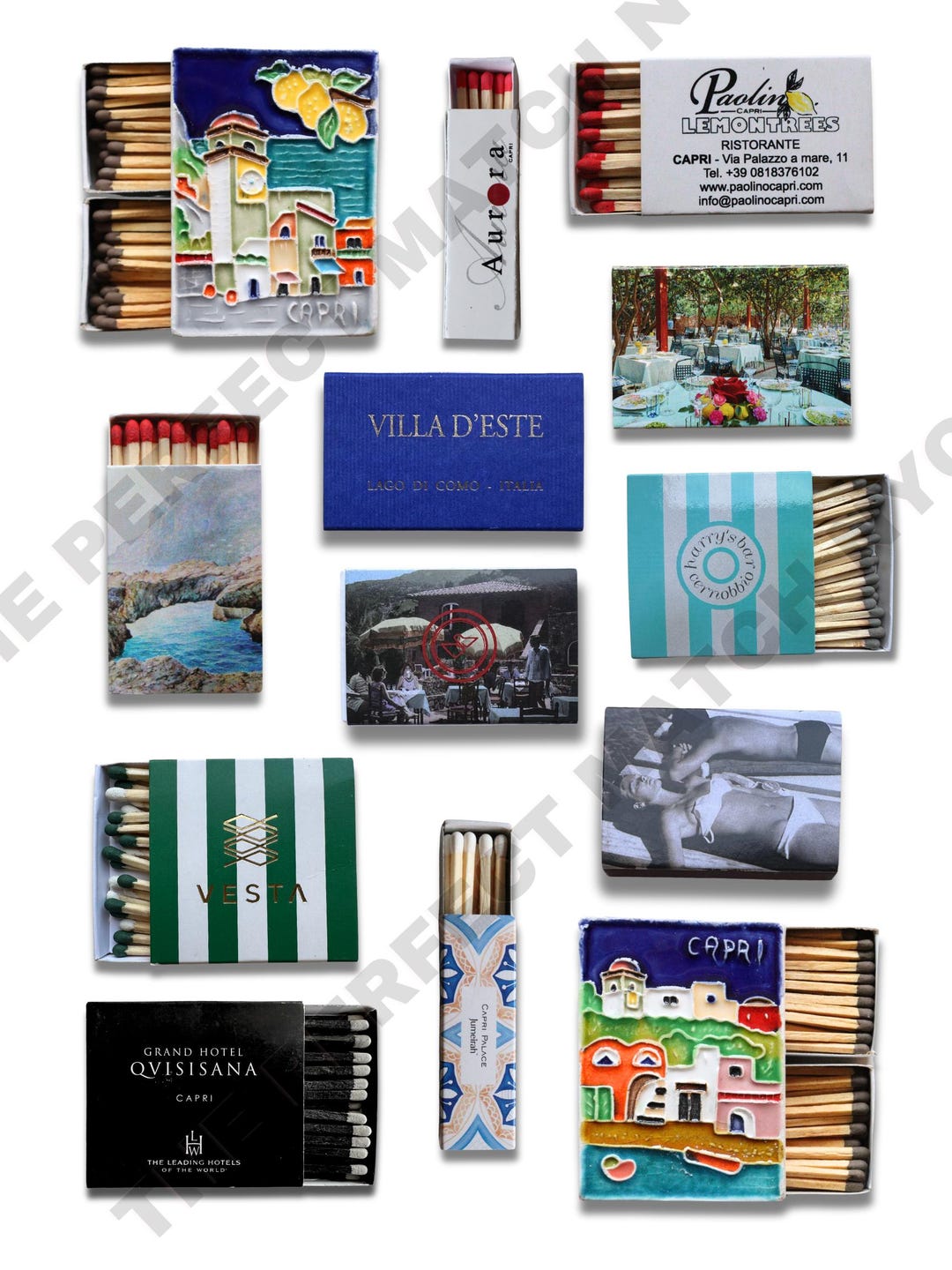Italy [digital Download] Matchbook Print - Etsy