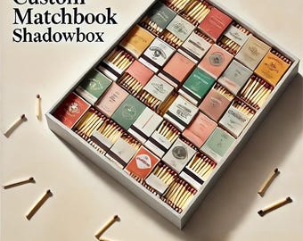 Custom Matchbook Shadowbox Art - Etsy