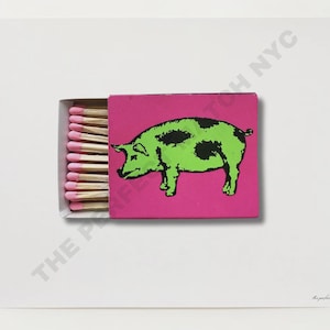 Het gevlekte varken [matchbook-afdruk]