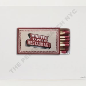 Minetta-taverne [matchboekafdruk]
