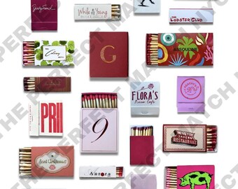 Red & Pink Matchbook Print [Digital Download]